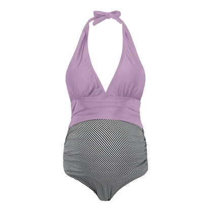 SCOONER, European And American High Elastic One-piece Maternity Swimsuit