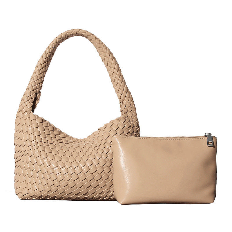 Jordan, Handmade Shoulder Soft Leather Woven Hand Bag