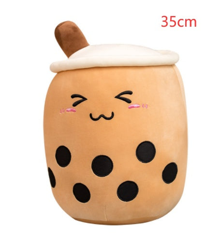 Boba, Cute Plush Stuffed Boba Tea Cup, Toy Bubble Tea Pillow Cushion Kids Gift