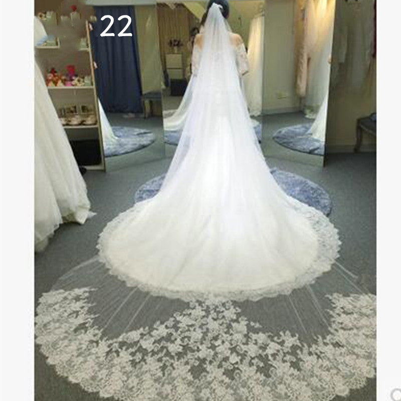 Veil Master,  Gorgeous Cathedral Length Wedding Veils in a Variety of Exquisite Designs