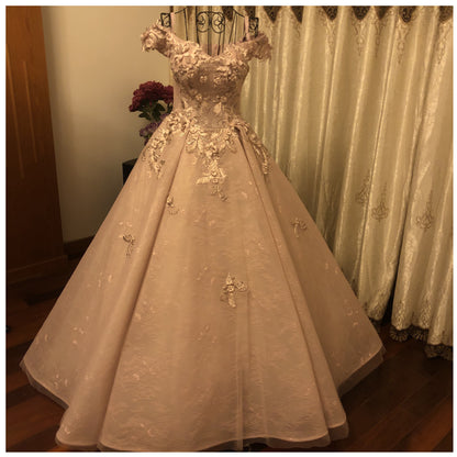 Ivannia, Luscious Blush Pink Wedding Dress/Formal Occasion Gown