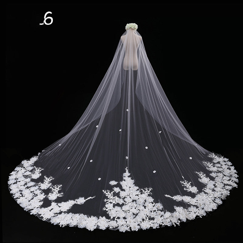 Veil Master,  Gorgeous Cathedral Length Wedding Veils in a Variety of Exquisite Designs