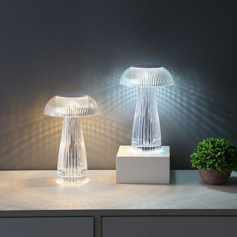Creative Crystal Lamp, Jellyfish Table Lamp, Luxury Touch Home Decor
