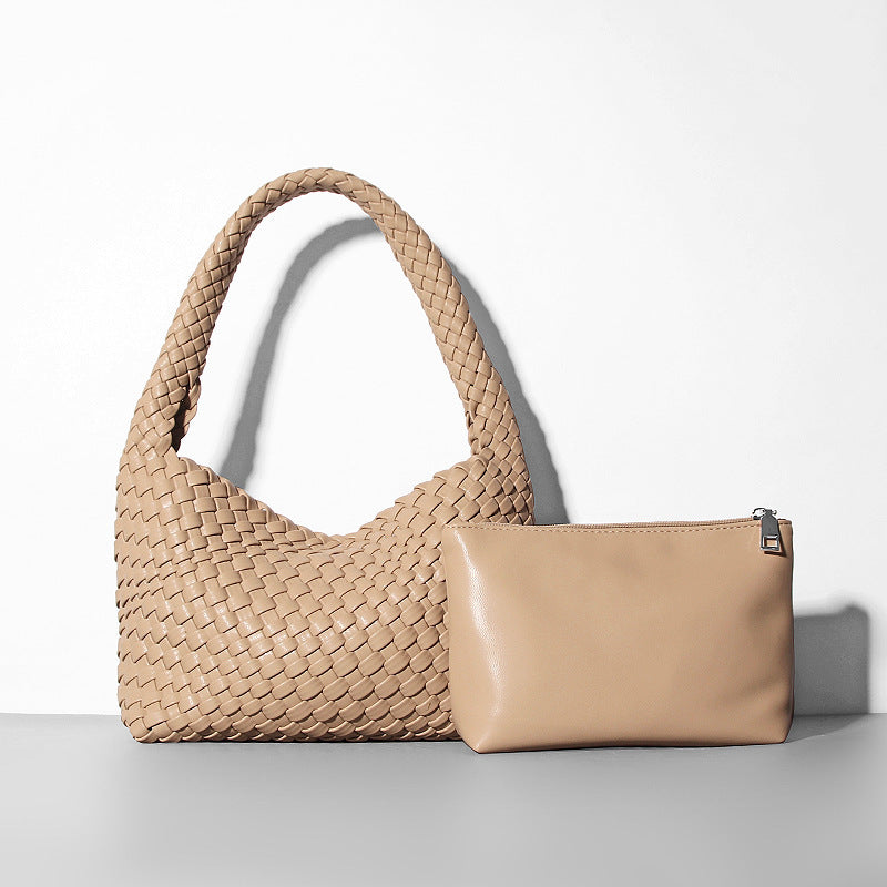 Jordan, Handmade Shoulder Soft Leather Woven Hand Bag