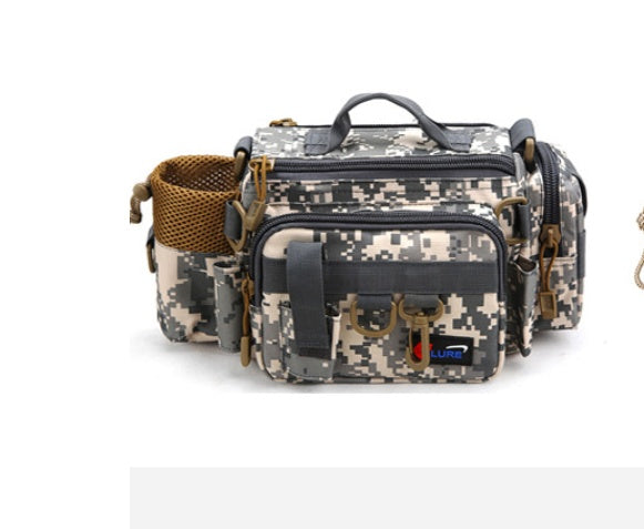 CAMO, Multifunctional Waist Bag, Shoulder Bag, Messenger Bag, Pole Bag, Waterproof