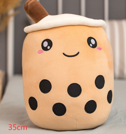 Boba, Cute Plush Stuffed Boba Tea Cup, Toy Bubble Tea Pillow Cushion Kids Gift