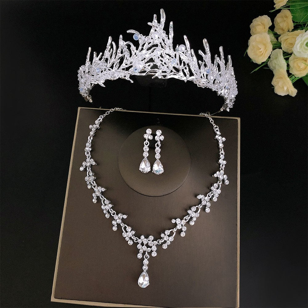 Bridal Crown Three Piece Set