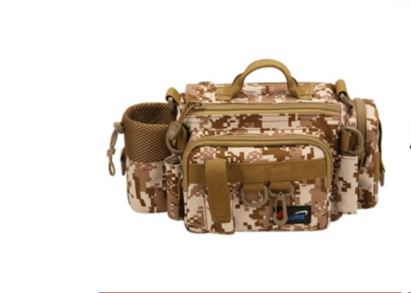 CAMO, Multifunctional Waist Bag, Shoulder Bag, Messenger Bag, Pole Bag, Waterproof