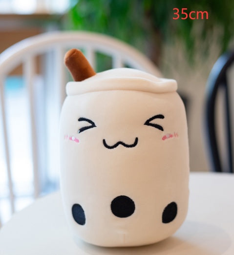 Boba, Cute Plush Stuffed Boba Tea Cup, Toy Bubble Tea Pillow Cushion Kids Gift