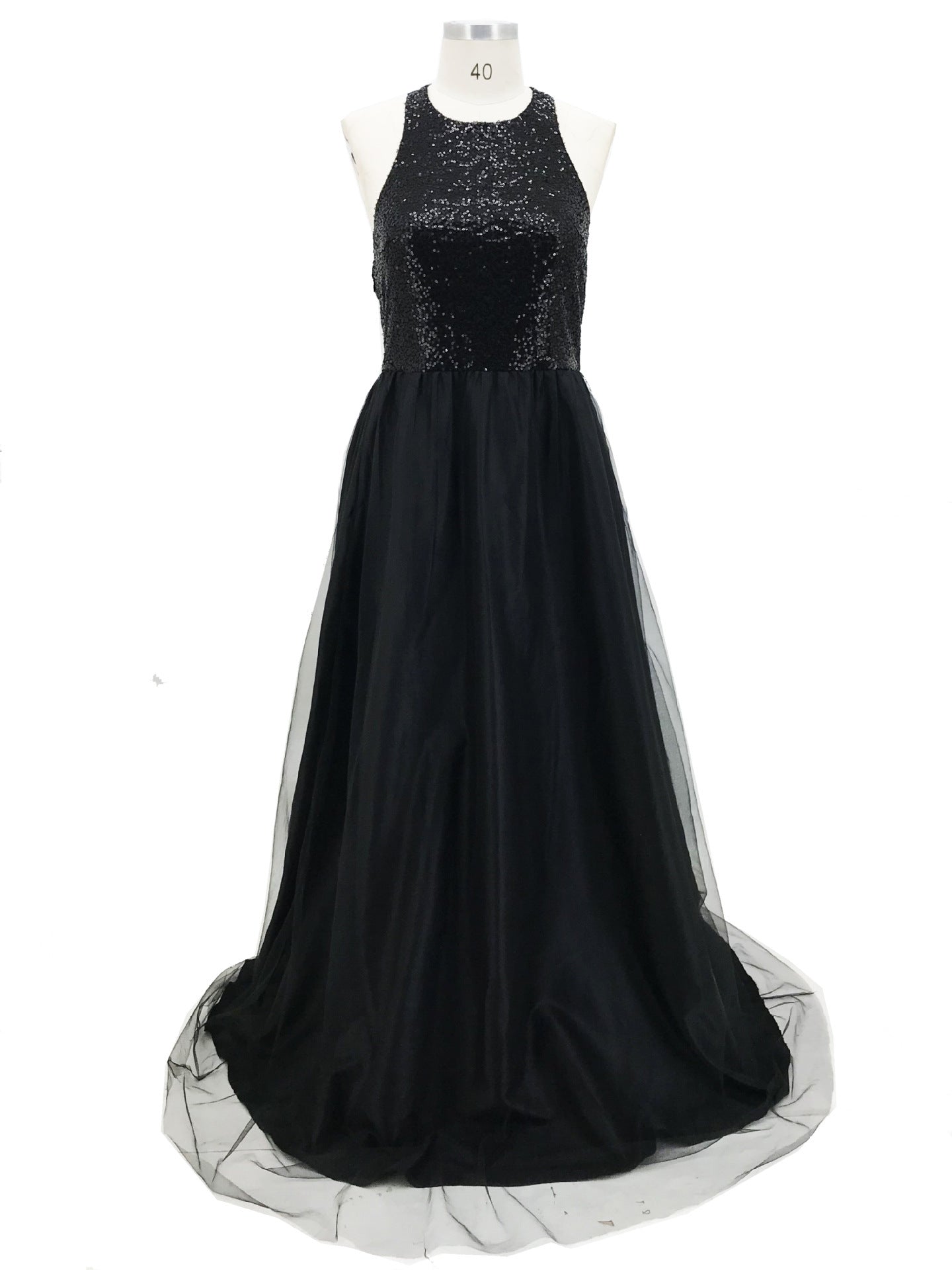 Fontaine, Stunning Sleeveless Event Gown, Wedding/Party Dress