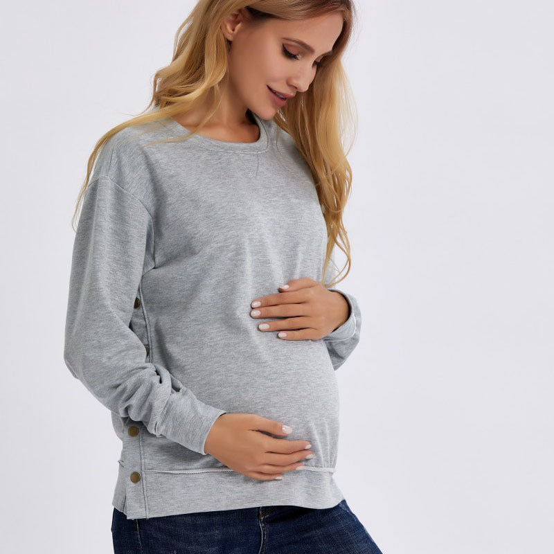 Autumn, New Long Sleeve Maternity Clothing, Loose Sweater